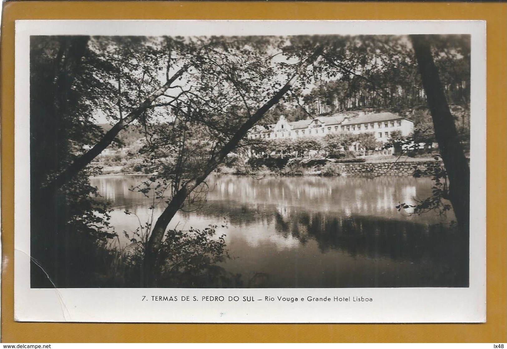 Thermal Baths. Station Thermale. Termas De S.Pedro Do Sul, Viseu. Verse Of Rio Vouga Postcard And Hotel Das Termas - Bäderwesen