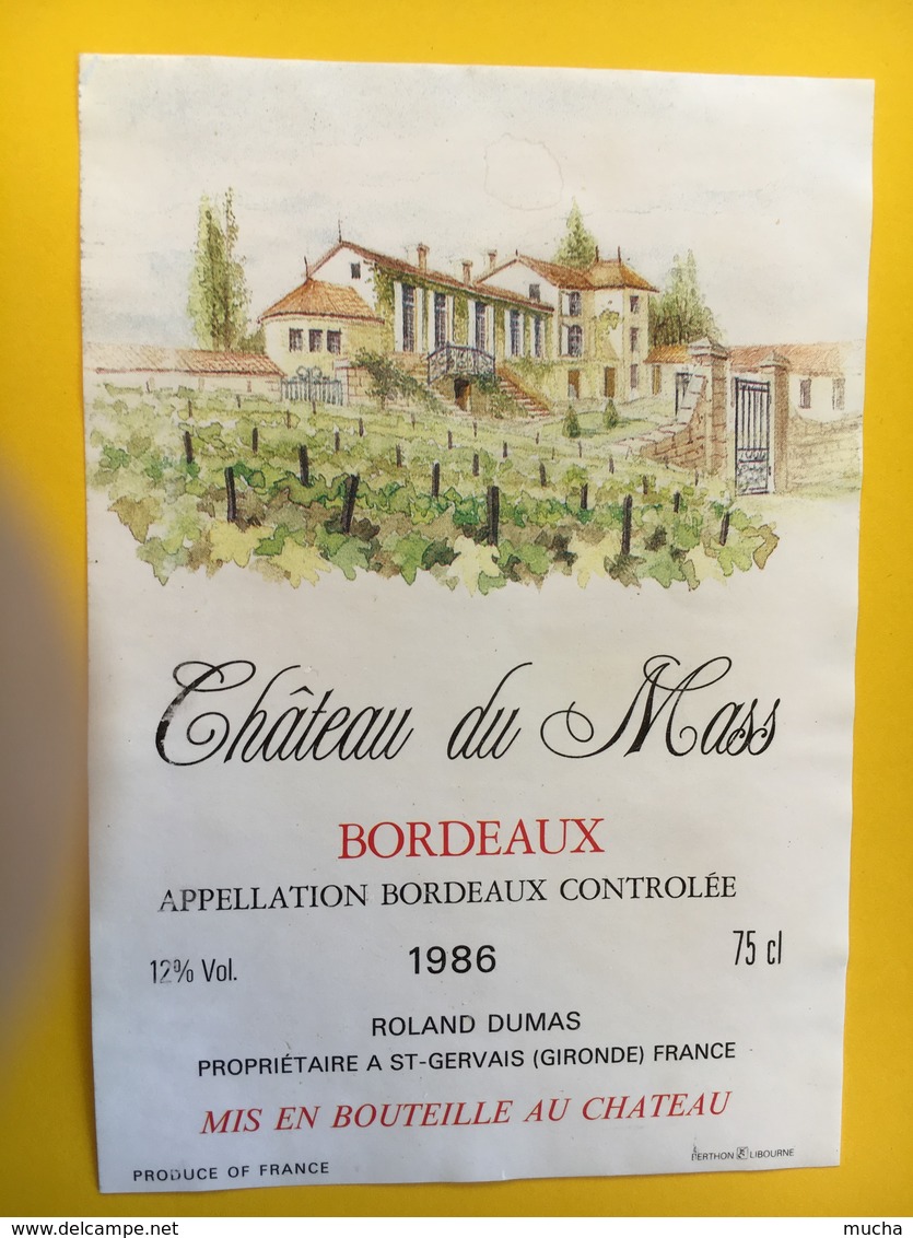 8810 - Bordeaux Lot de 37 étiquettes