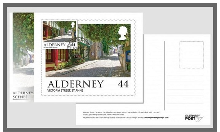 H01 Alderney 2017 Alderney Scenes Postcards MNH Postfrisch - Alderney