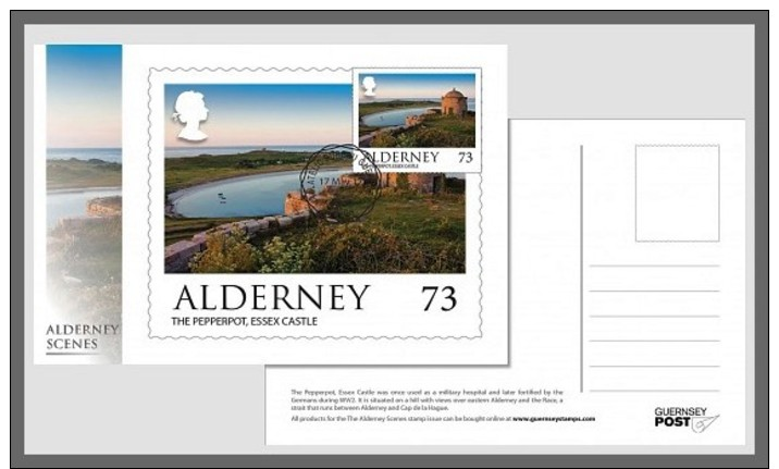 H01 Alderney 2017 Alderney Scenes Postcards MNH Postfrisch - Alderney