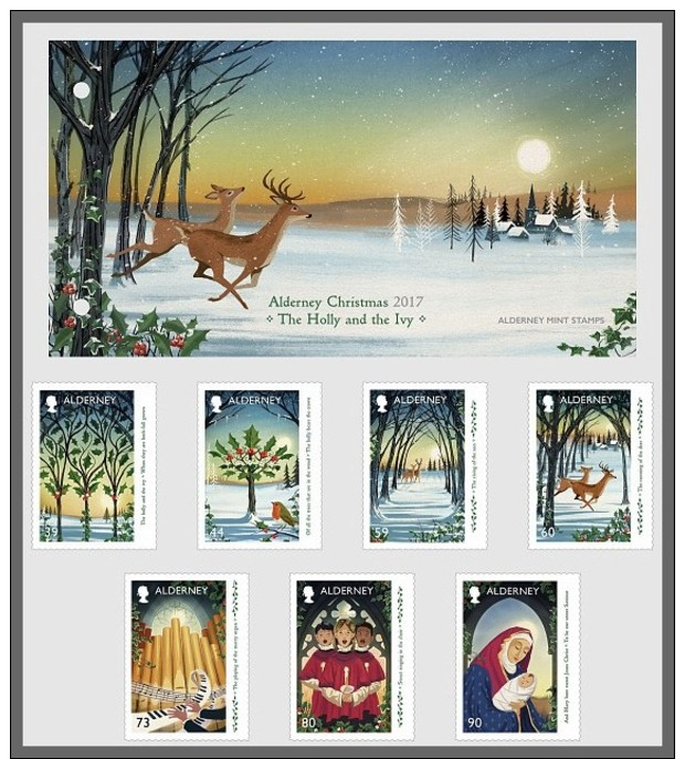 H01 Alderney 2017 Christmas Pack MNH Postfrisch - Alderney