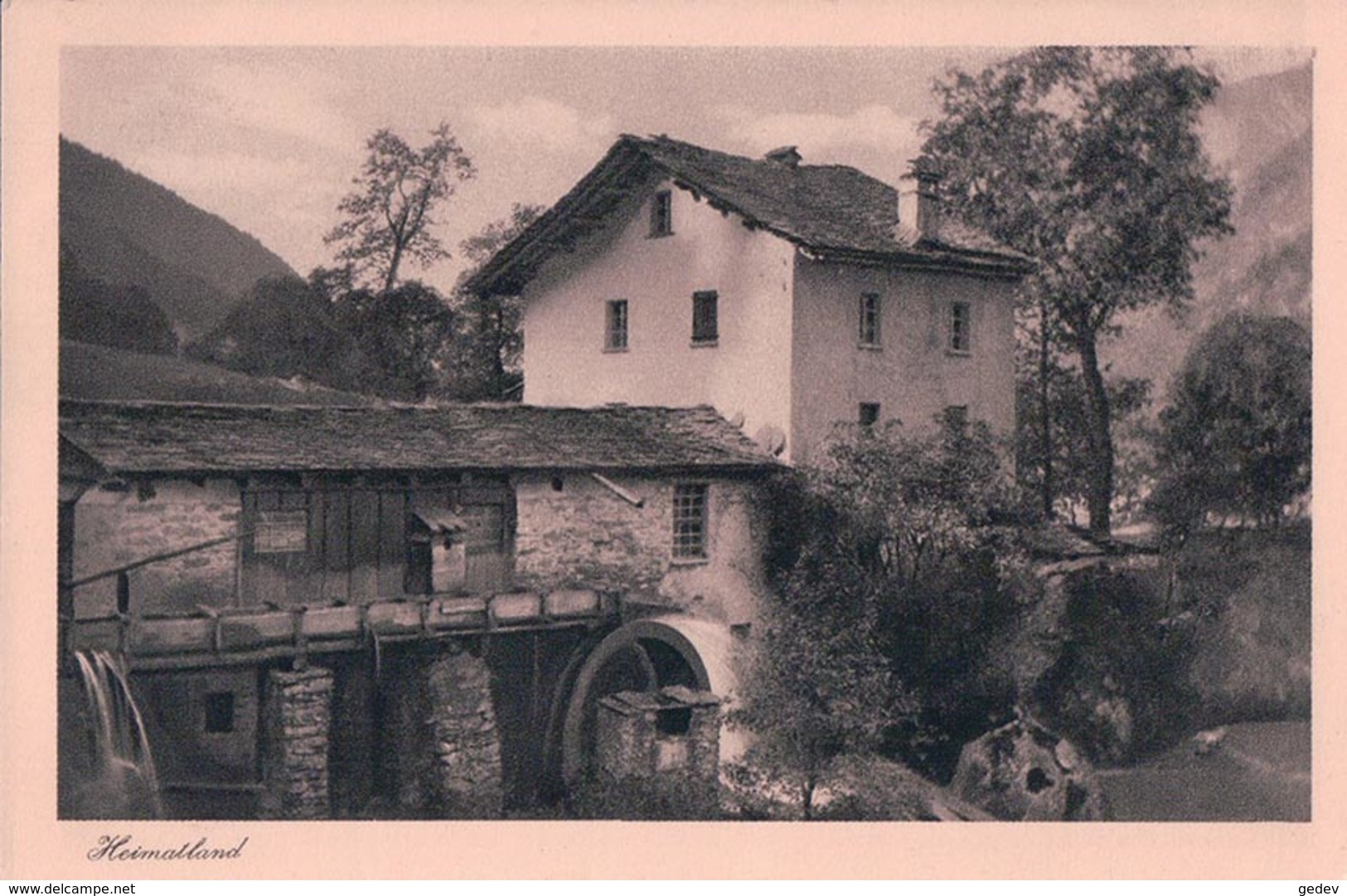 Heimatland, Alte Säge Bei Bondo (4022) - Bondo