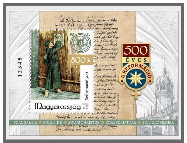 H01 Hungary 2017 Martin Luther Reformation MNH Postfrisch - Neufs