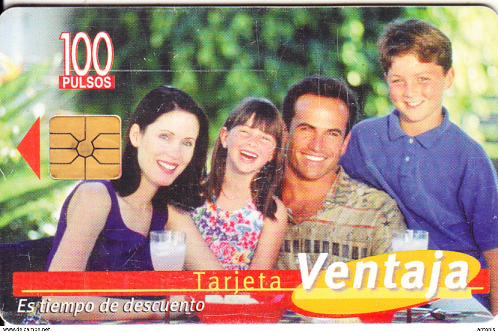 ARGENTINA - Family, Telecom Argentina Telecard, Chip GEM1, 11/97, Used - Argentina