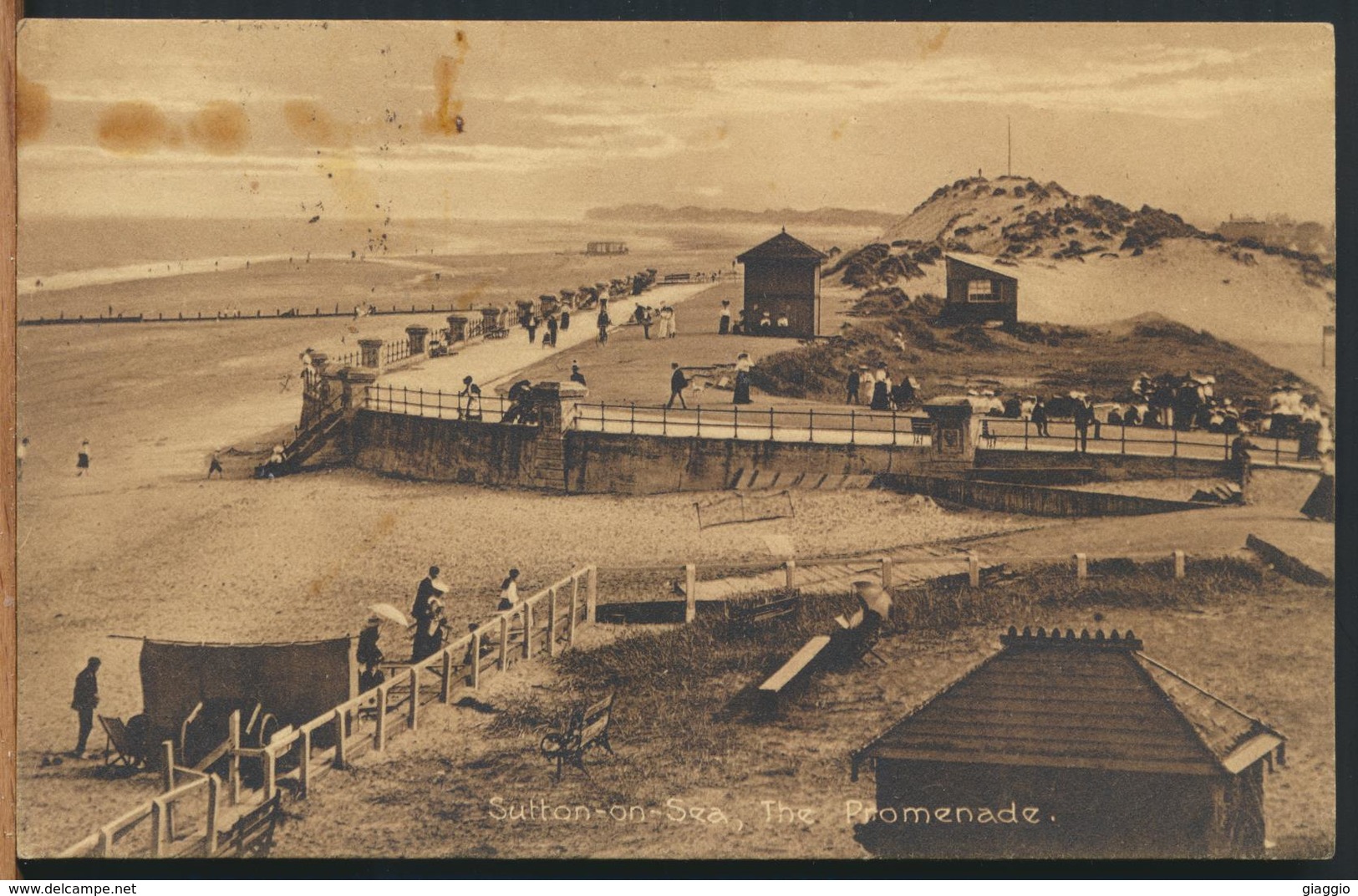 °°° 11684 - UK - SUTTON ON SEA , THE PROMENADE - 1911 With Stamps °°° - Altri & Non Classificati