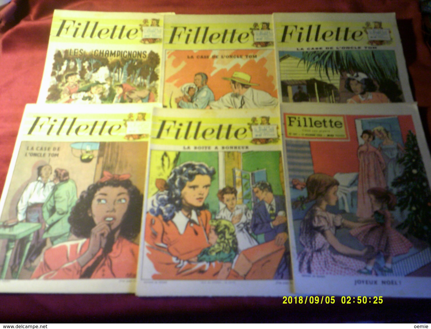 LOT DE 15  FILLETTE   ANNEE 1953 - Wholesale, Bulk Lots