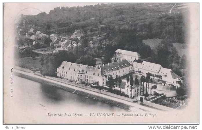 Waulsort - Le Château - Panorama Du Village - Circulé - Dos Non Séparé - TBE - Hastière - Hastière