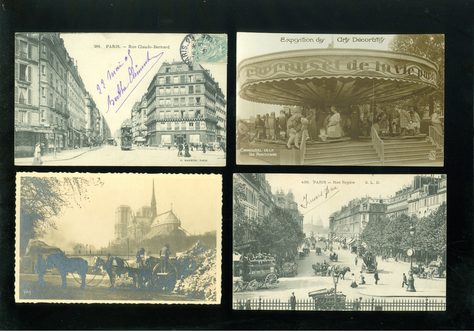 Très beau lot de 60 cartes postales de France (75) Paris  Zeer mooi lot van 60 postkaarten  Frankrijk Parijs - 60 scans