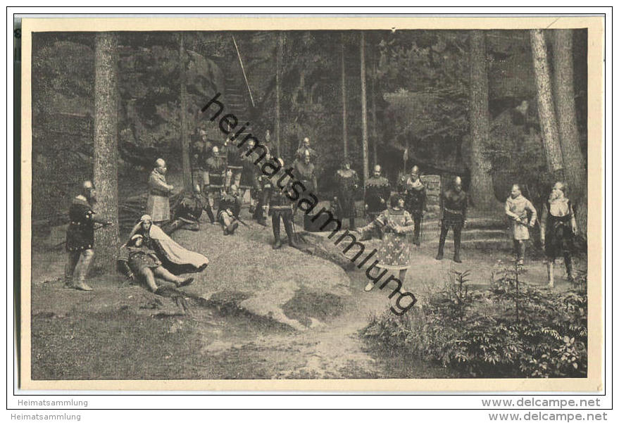 Wunsiedel - Naturbühne Luisenburg - Die Losburg - Wunsiedel