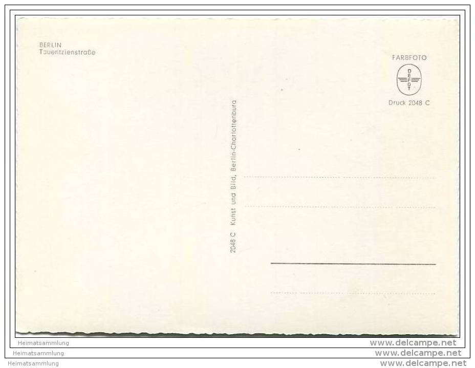 Berlin - Schöneberg - Tauentzienstrasse - AK Grossformat - Strassenbahn - Schoeneberg