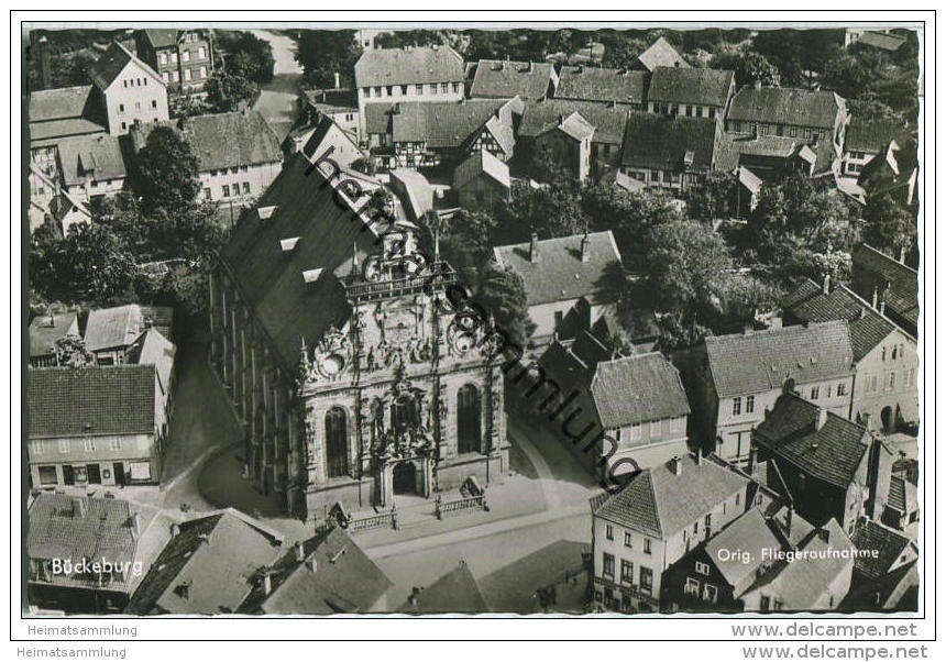 Bückeburg - Fliegeraufnahme - Foto-AK - Bueckeburg