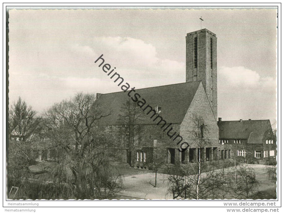 Berlin - Dahlem - Jesus-Christus-Kirche - Foto-AK - Dahlem