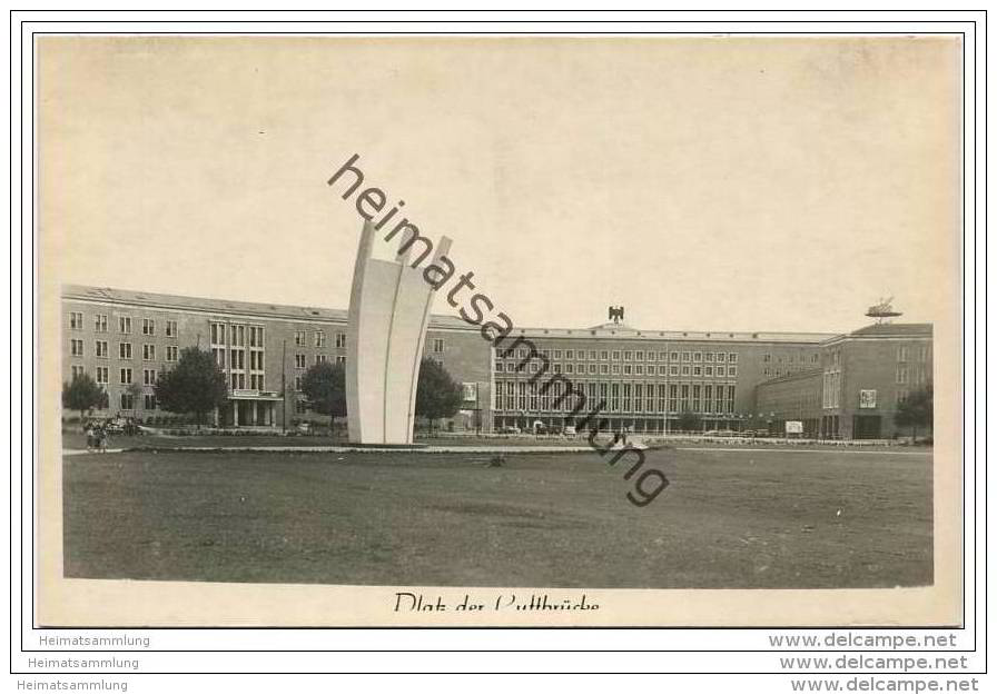 Berlin-Tempelhof - Platz Der Luftbrücke - Foto-AK 50er Jahre Handabzug - Tempelhof