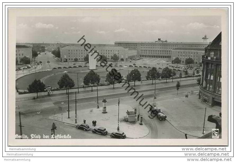 Berlin-Tempelhof - Platz Der Luftbrücke - Foto-AK 50er Jahre - Tempelhof