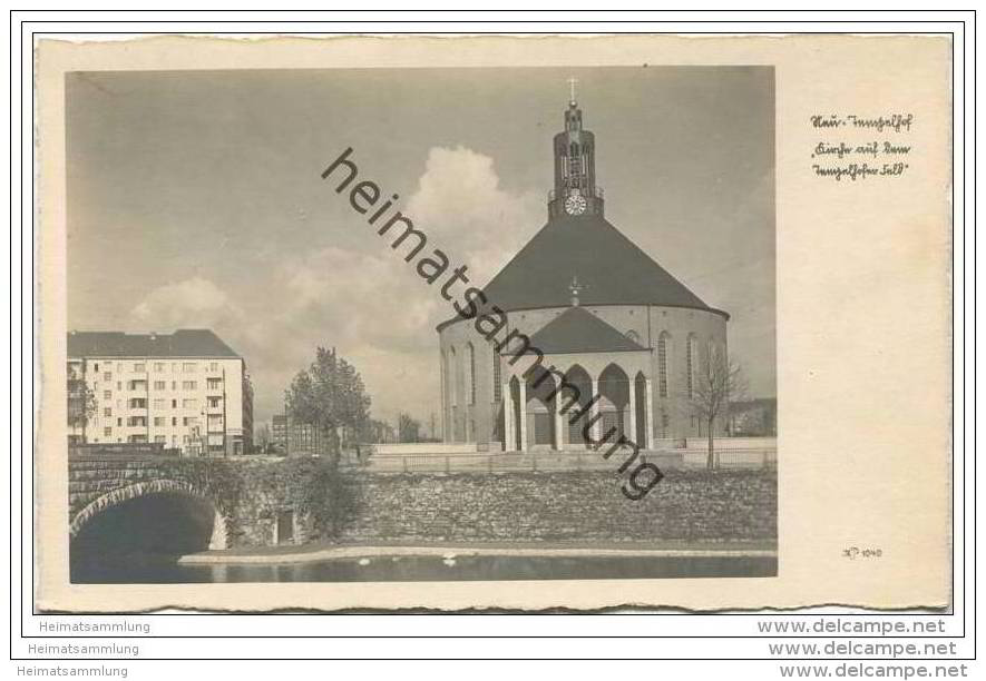 Berlin-Tempelhof - Kirche Auf Dem Tempelhofer Feld - Foto-AK 1932 - Tempelhof