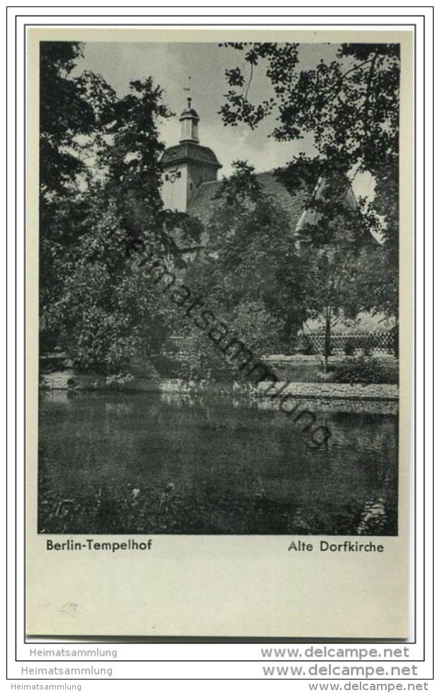 Berlin-Tempelhof - Alte Dorfkirche 1939 - Tempelhof