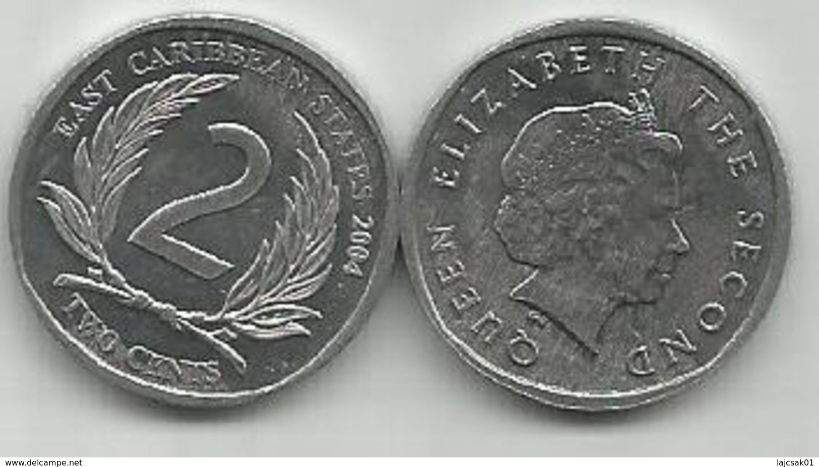 East Caribbean States 2 Cents  2004. High Grade - Caraïbes Orientales (Etats Des)