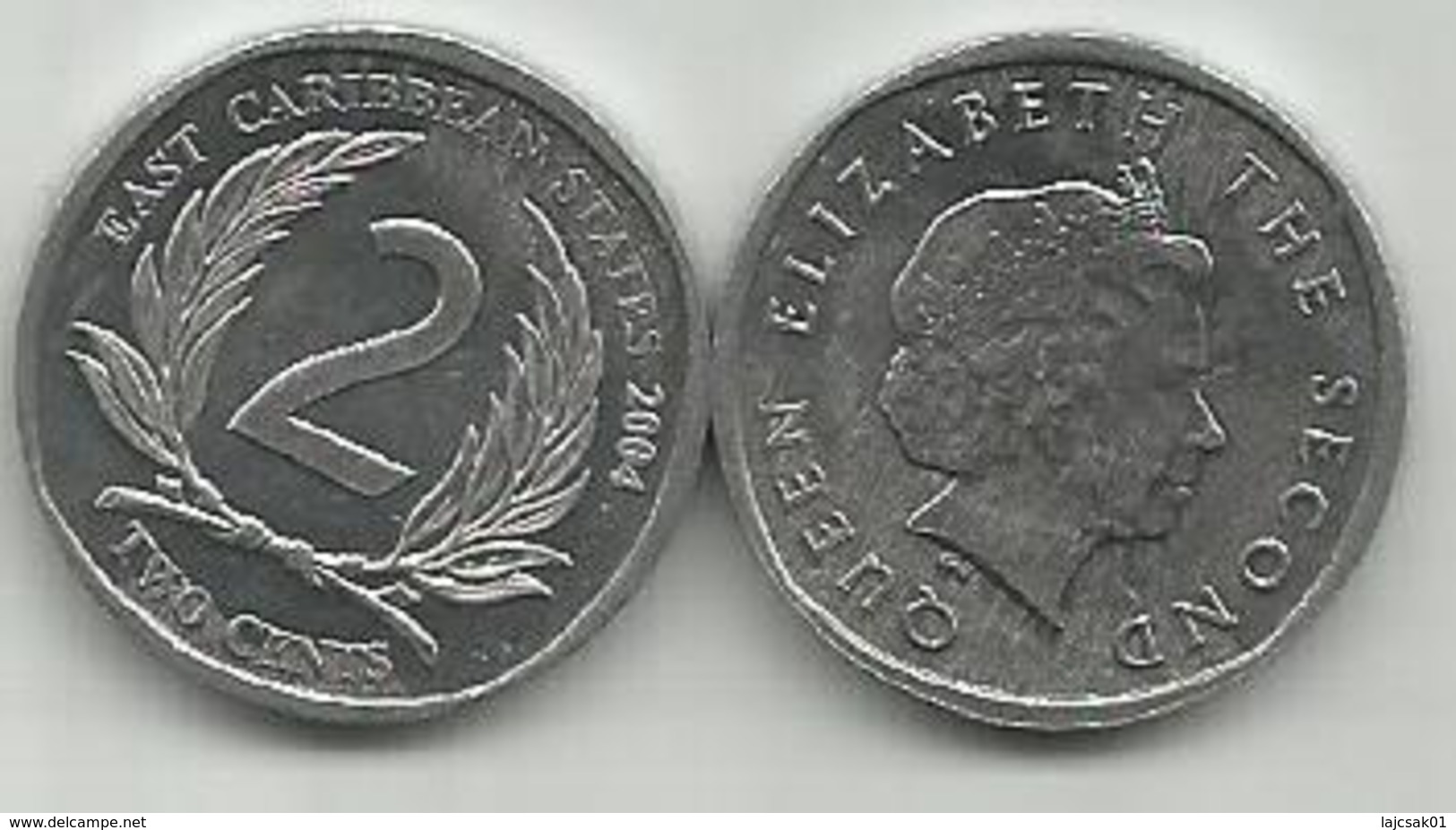East Caribbean States 2 Cents  2004. High Grade - East Caribbean States