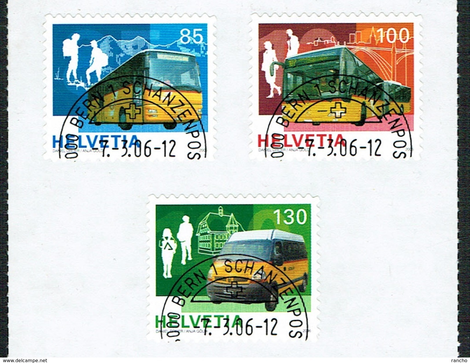 LA SERIE TIMBRES OBLITERES 1er/J. 2006 C/.S.B.K. Nr:1192A/1194A Y&TELLIER Nr:1882/1884 MICHEL Nr:1956/1958. - Oblitérés