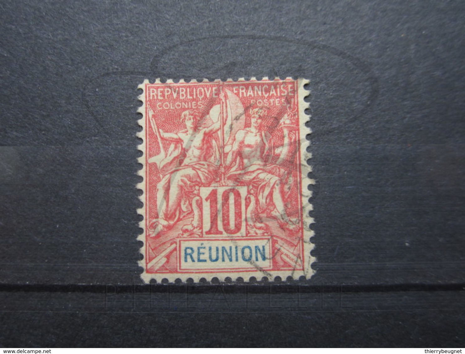 VEND BEAU TIMBRE DE LA REUNION N° 47 !!! (b) - Usati