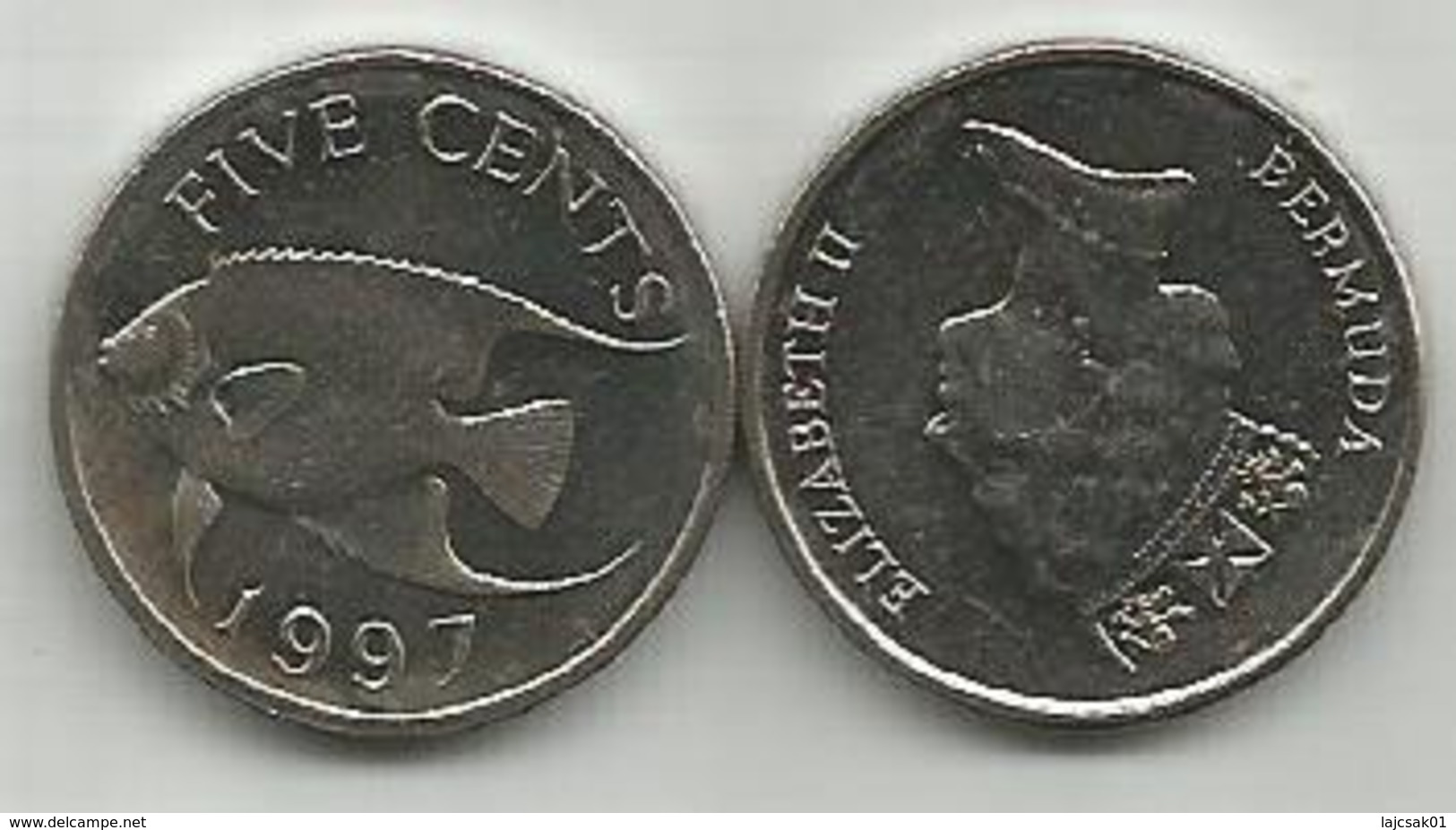 Bermuda 5 Cents 1997. - Bermudes