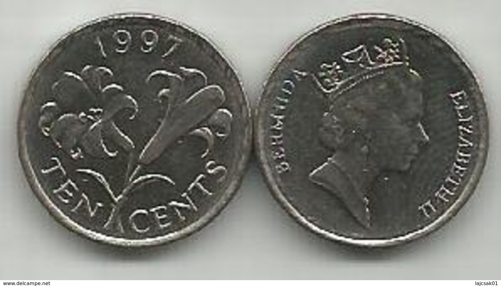 Bermuda 10 Cents 1997. - Bermuda
