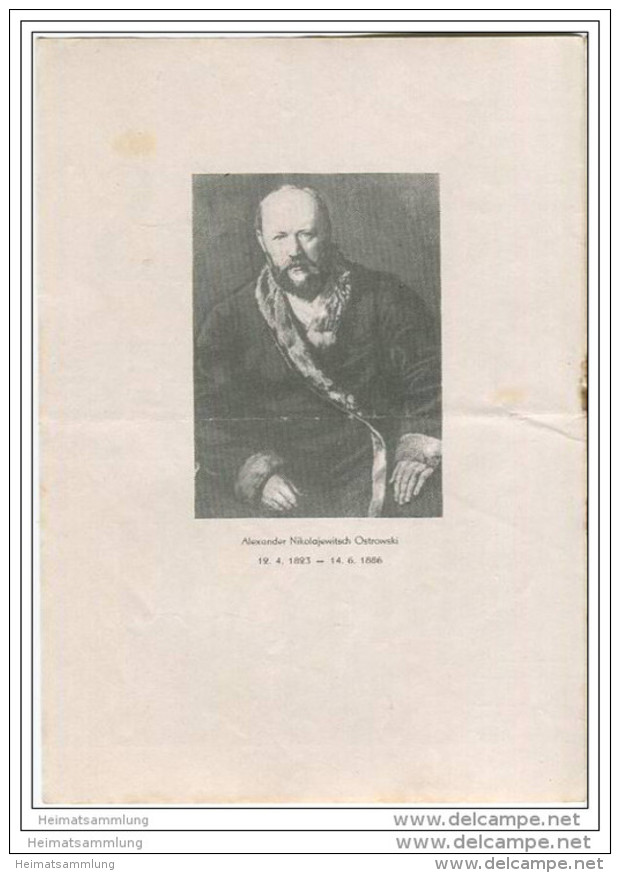 Landestheater Dessau - Spielzeit 1953/54 Nummer 28 - Tolles Geld Von Alexander Nikolajewitsch Ostrowski - Willy Zickel - Theatre & Dance