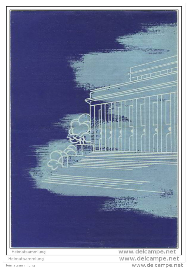 Landestheater Dessau - Spielzeit 1957/58 Spielplan - Teatro & Danza