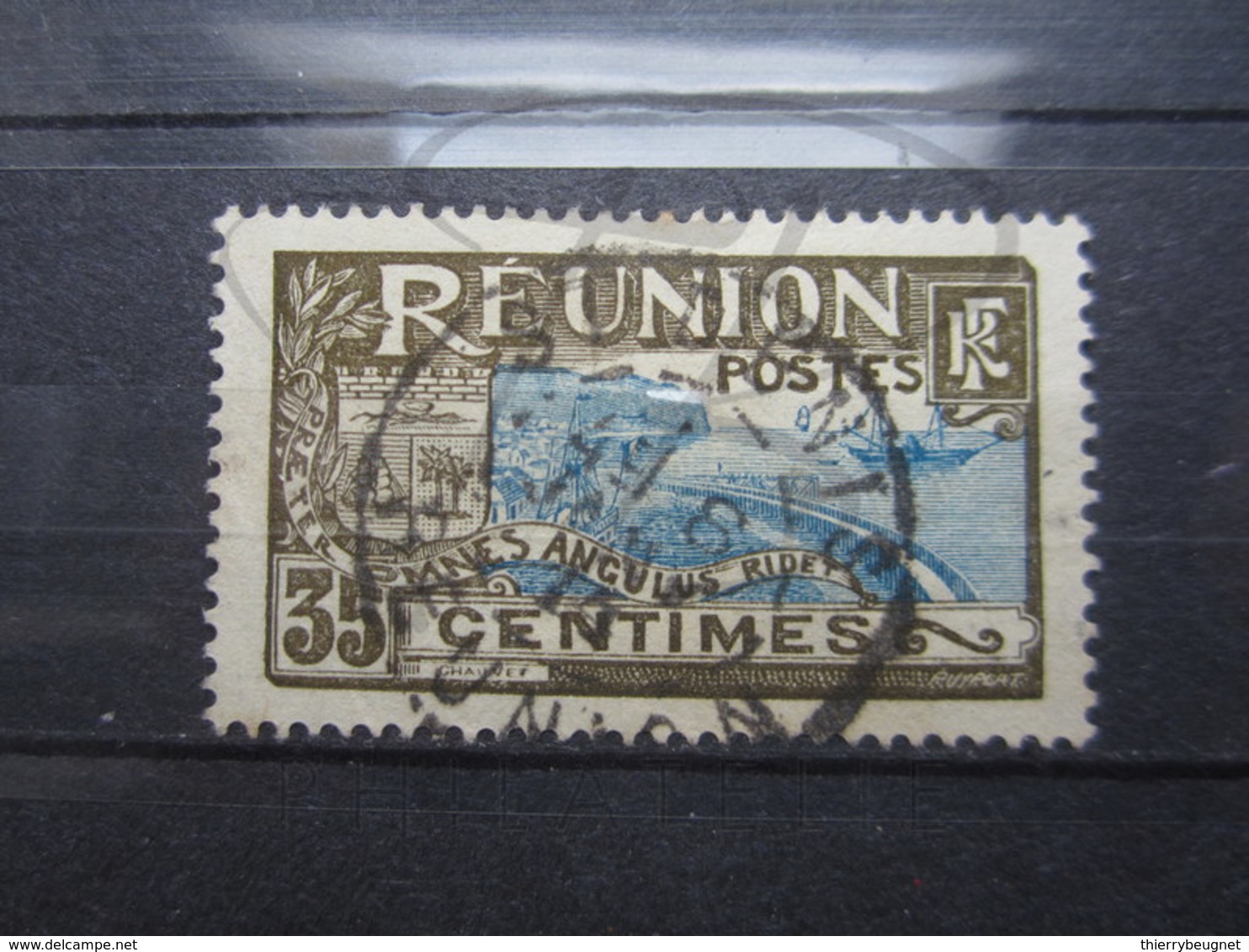 VEND BEAU TIMBRE DE LA REUNION N° 65 , CACHET " ST-DENIS " !!! - Oblitérés