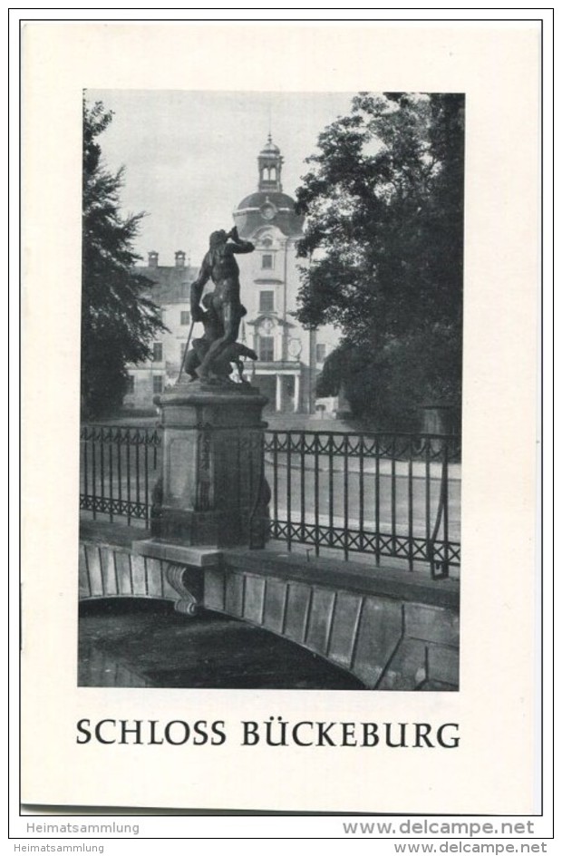 Schloss Bückeburg - 16 Seiten Mit 9 Abbildungen 50er Jahre - Reiseprospekte