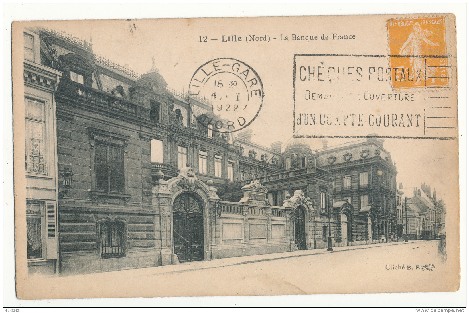 Lille - La Banque De France - Lille