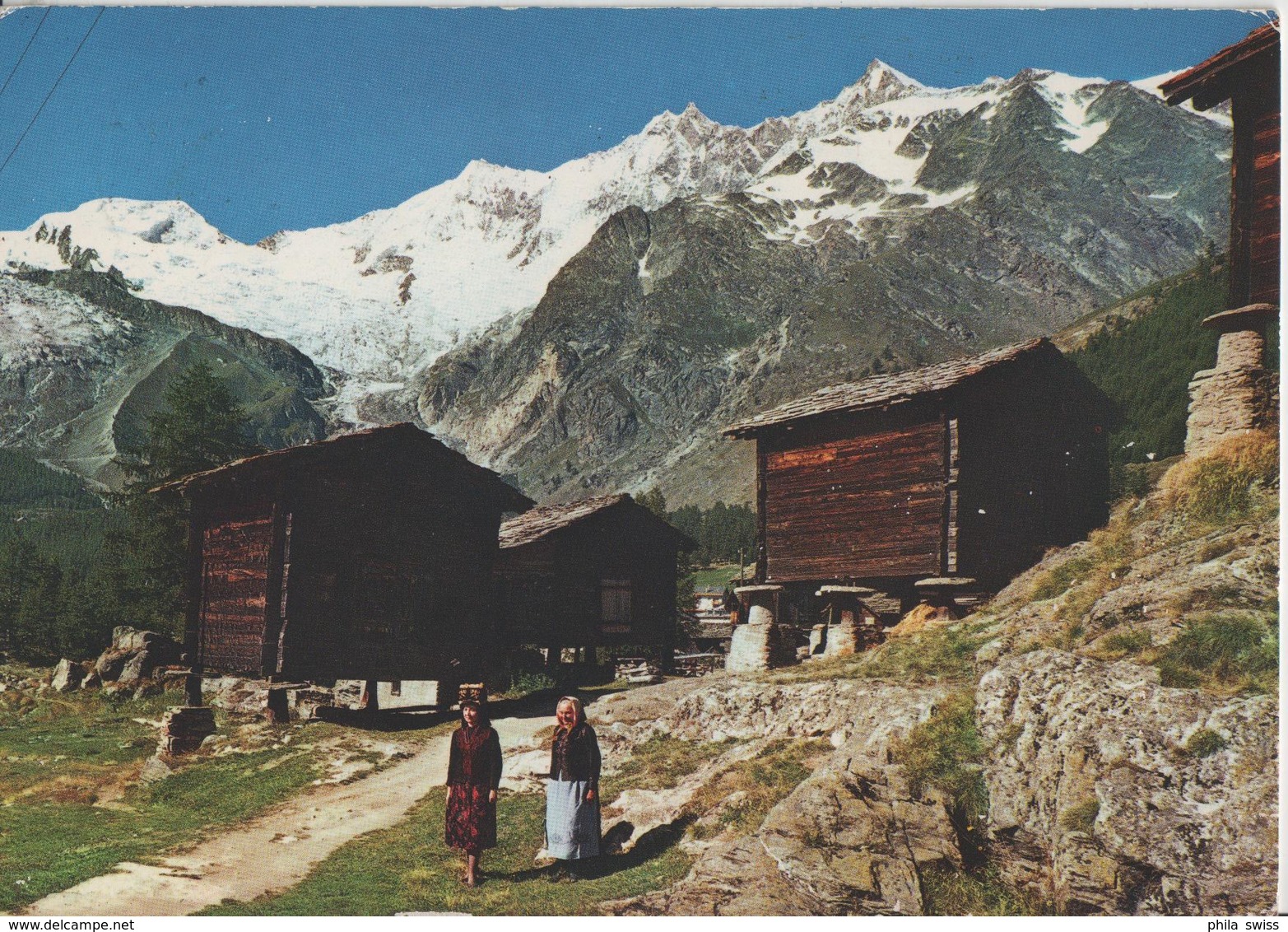 Saasertracht - Costume De Saas, Mischabelgruppe - Photo: Supersaxo - Sonstige & Ohne Zuordnung