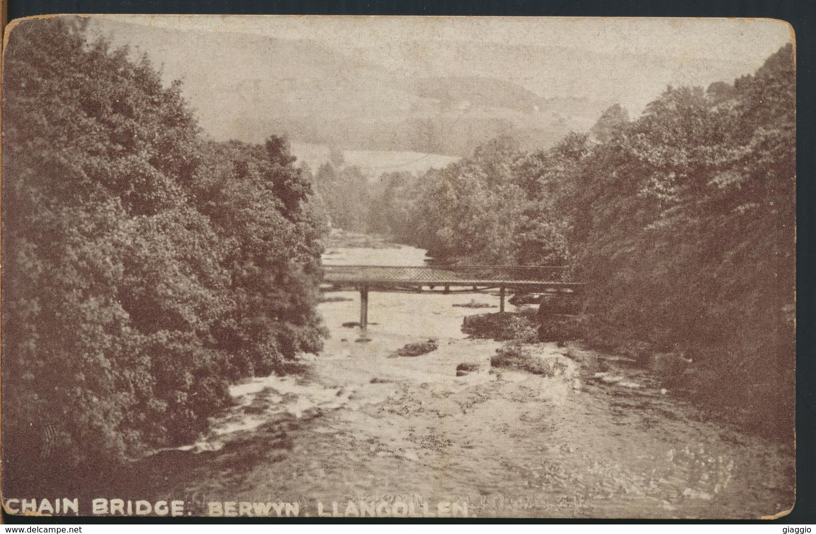 °°° 11721 - GALLES - CHAIN BRIDGE , BERWYN , LLANGOLLEN °°° - Denbighshire