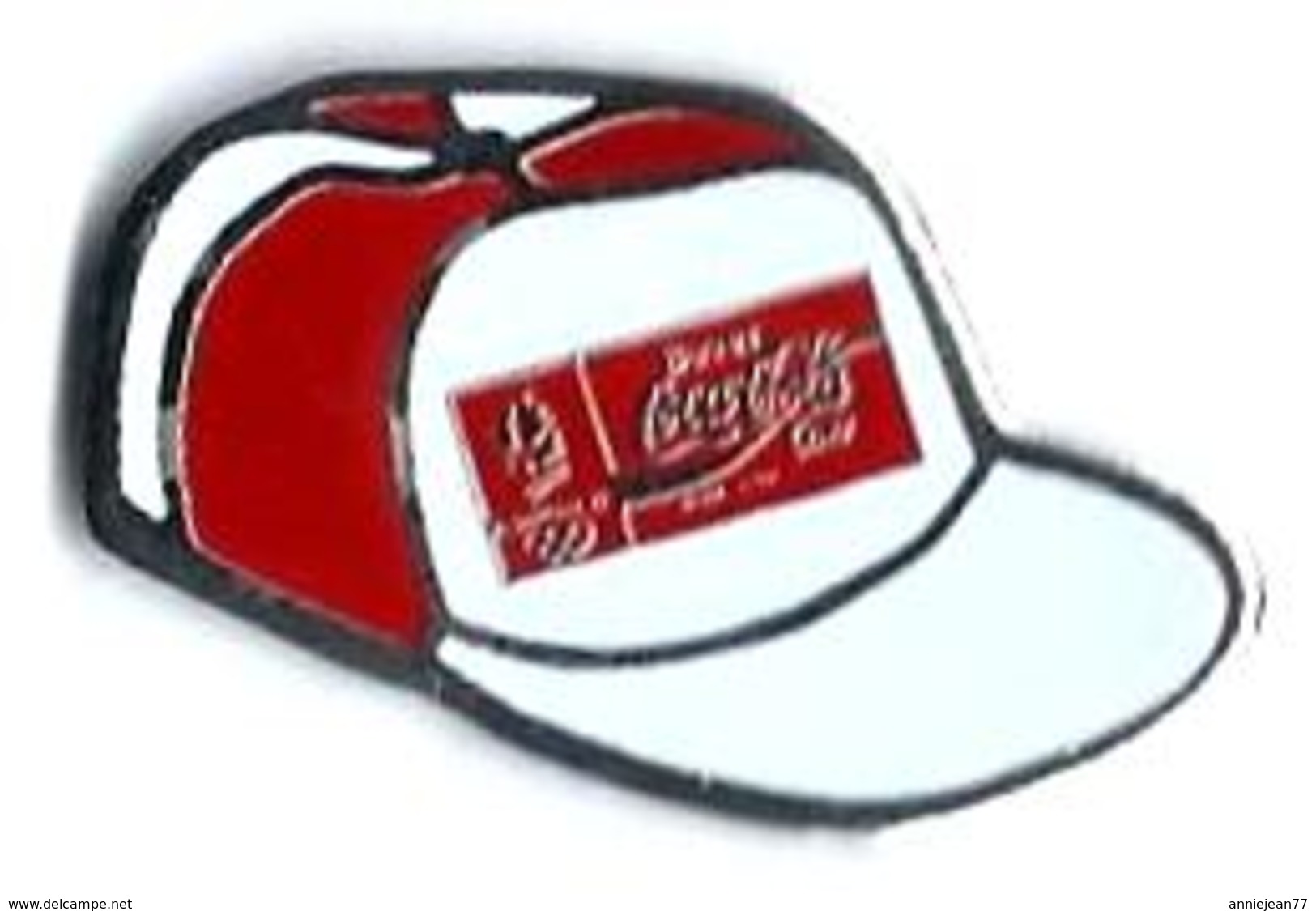 C28 - JO ALBERTVILLE 92 - CASQUETTE COCA - Verso : LTO/c COJO 1988 - Coca-Cola