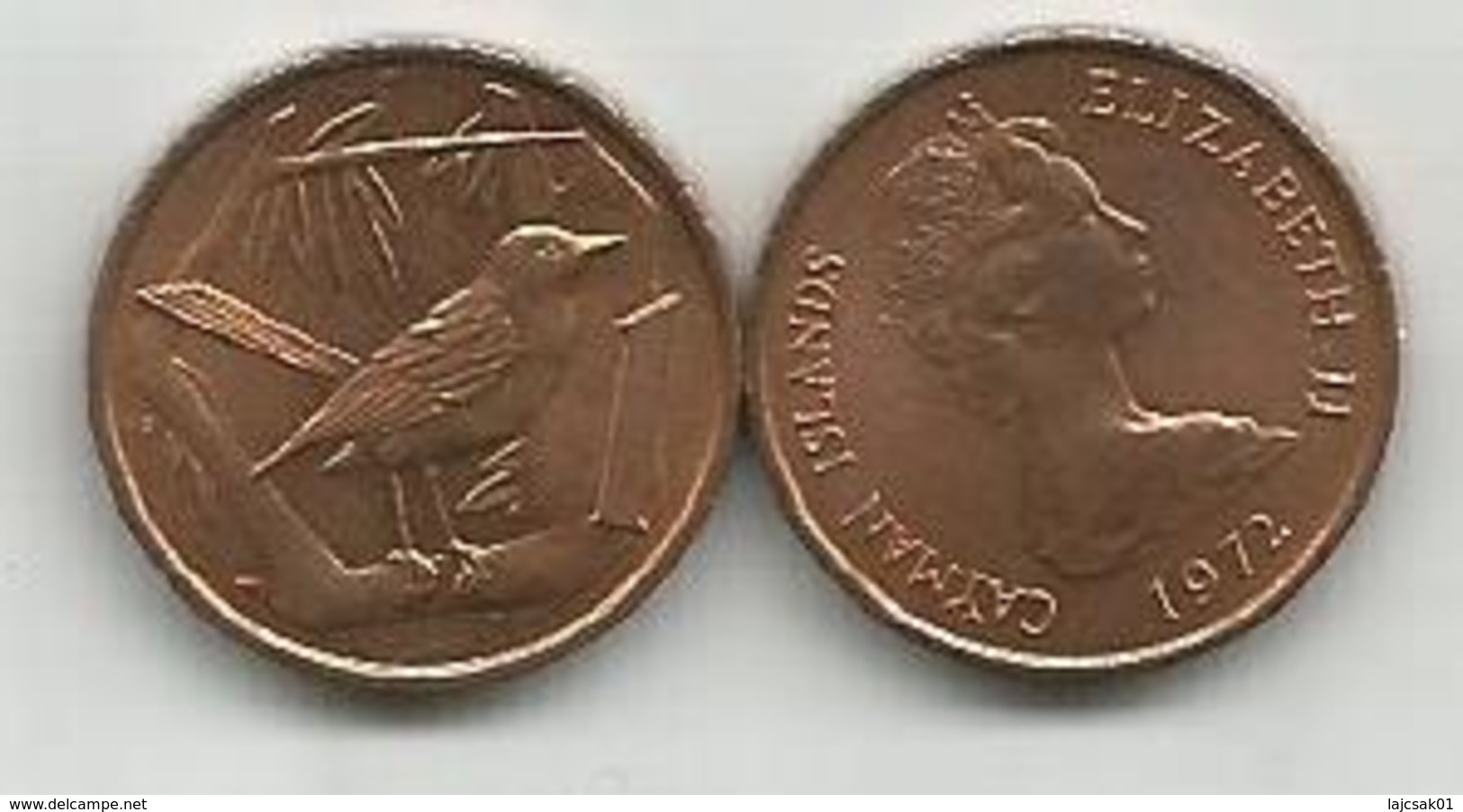 Cayman Islands 1 Cent 1972. - Iles Caïmans