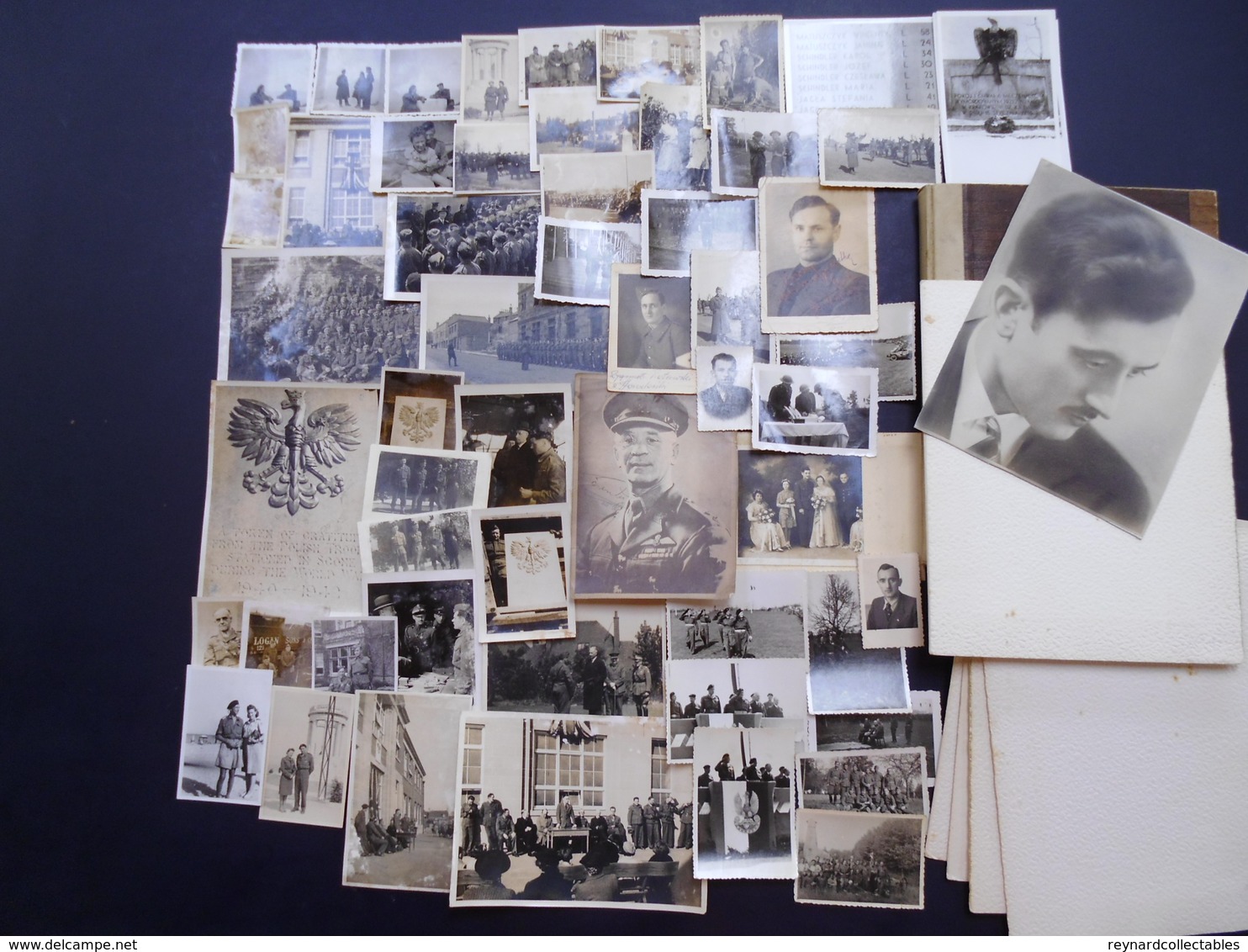 WW2 - Postwar Photo Collection, Polish Forces. Album & Loose, Inc Some Polish Forces Scotland, POW's, Personal. - 1939-45