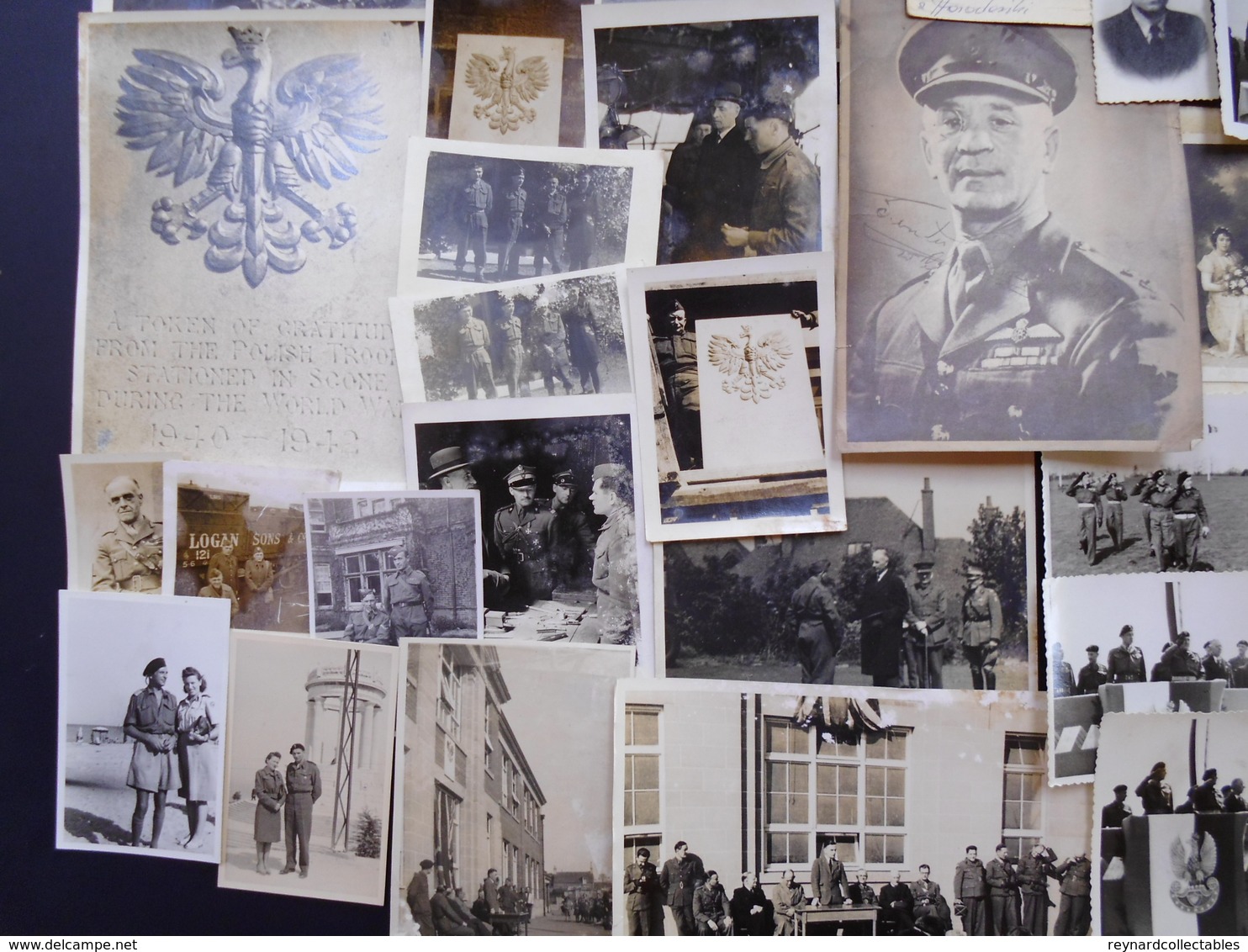 WW2 - Postwar Photo Collection, Polish Forces. Album & Loose, Inc Some Polish Forces Scotland, POW's, Personal. - 1939-45