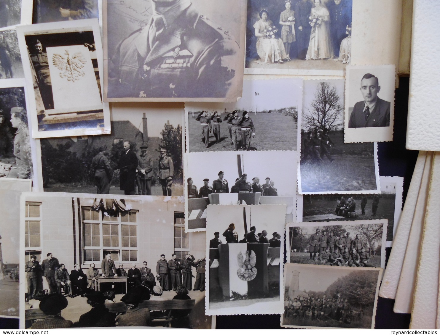 WW2 - Postwar Photo Collection, Polish Forces. Album & Loose, Inc Some Polish Forces Scotland, POW's, Personal. - 1939-45