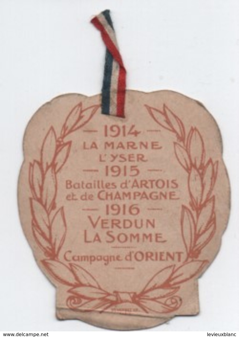 Insigne Carton/ Journée Nationale De Solidarité/Armée D'Afrique Et Troupes Coloniales/Devambez / 1917       POIL195 - 1914-18