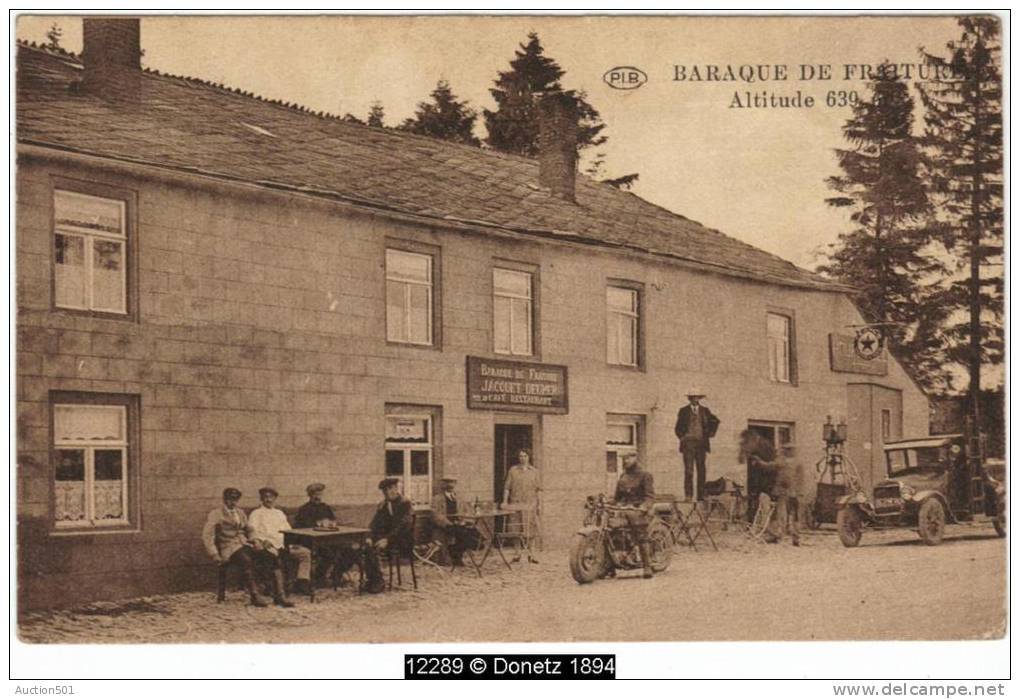 12289g CAFE - RESTAURANT Jacquet-Deumer - Baraque De Fraiture Altitude 639 M. - Vielsalm