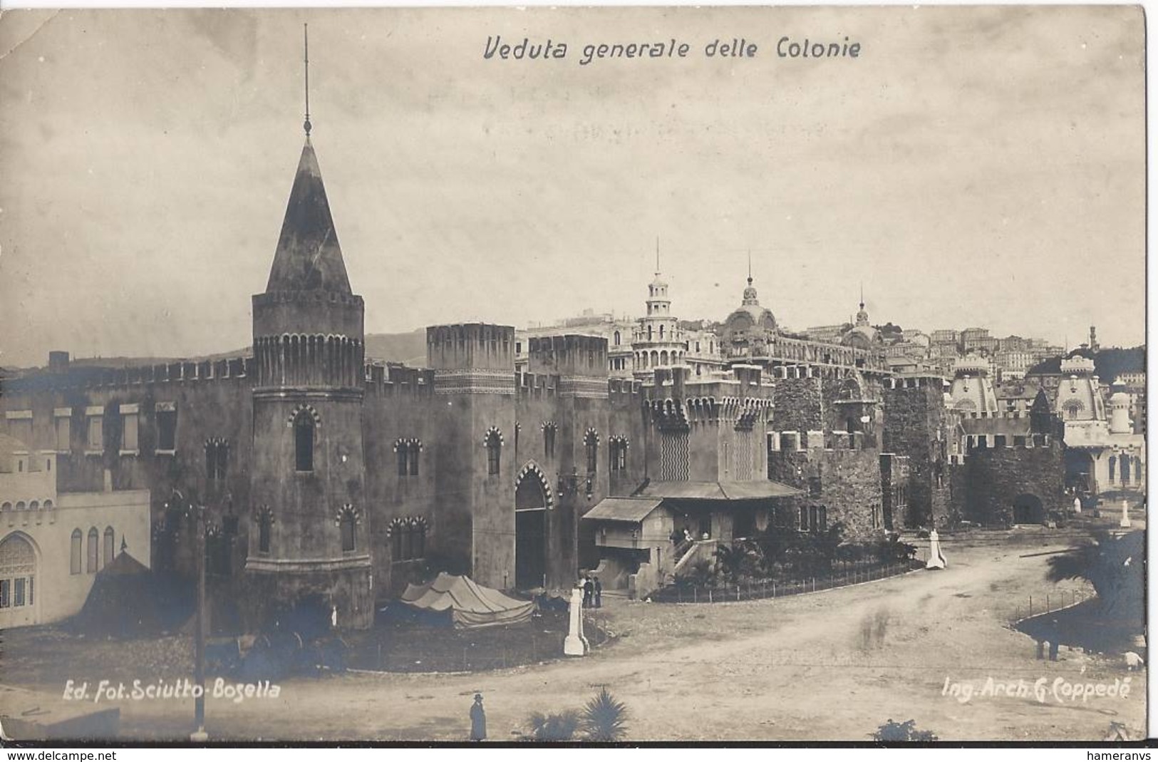 Genova - Esposizione Del 1914 - Veduta Generale Delle Colonie - HP1223 - Genova