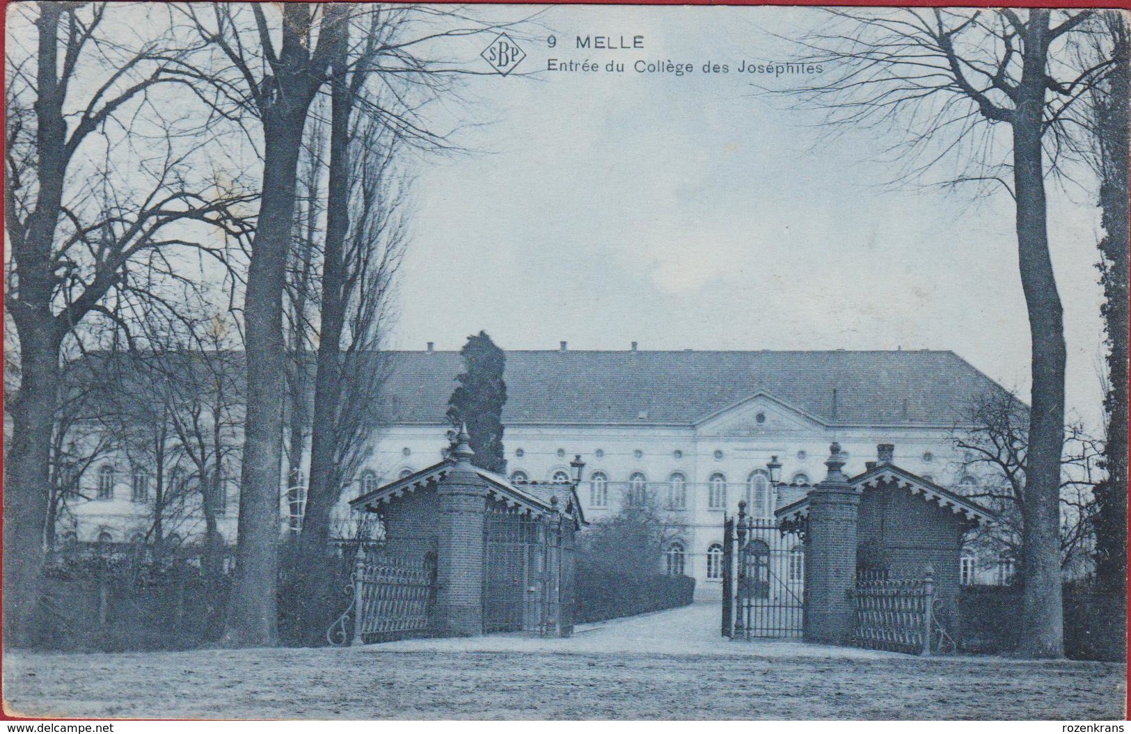 Melle Entree Du Collège Des Joséphites (scheurtje - Gekleefd) - Melle