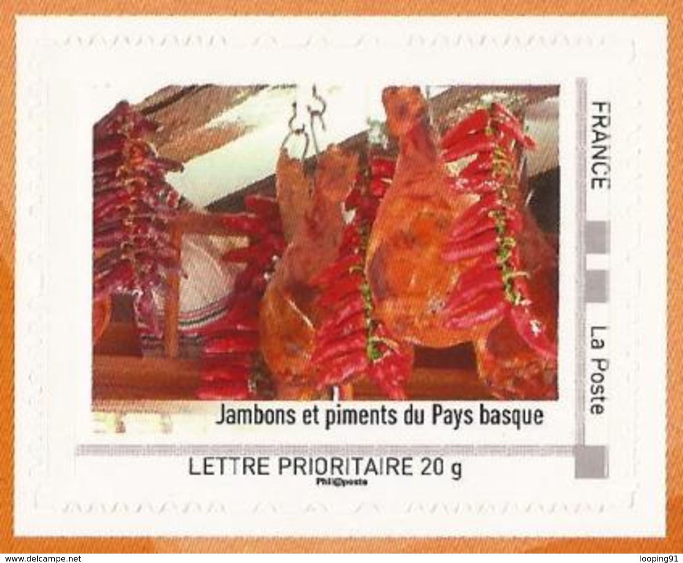 FRANCE 2012 Collector " L' Aquitaine " : Jambon Et Piments Du Pays Basque -Tbre Neuf ** (adhésif) - Collectors