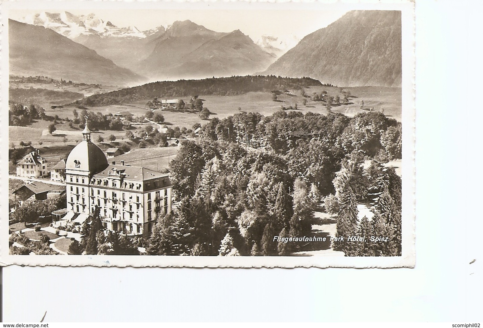 Suisse ( CP En Port Payé De 1947 De Spiez Vers La Belgique à Voir) - Briefe U. Dokumente