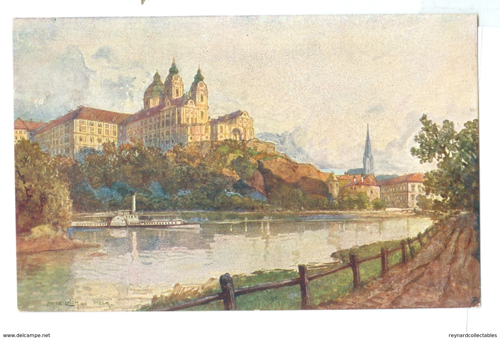 1900's, Austria, Melk. Fritz Lach Printed Art Pc, Unused. - Autres & Non Classés