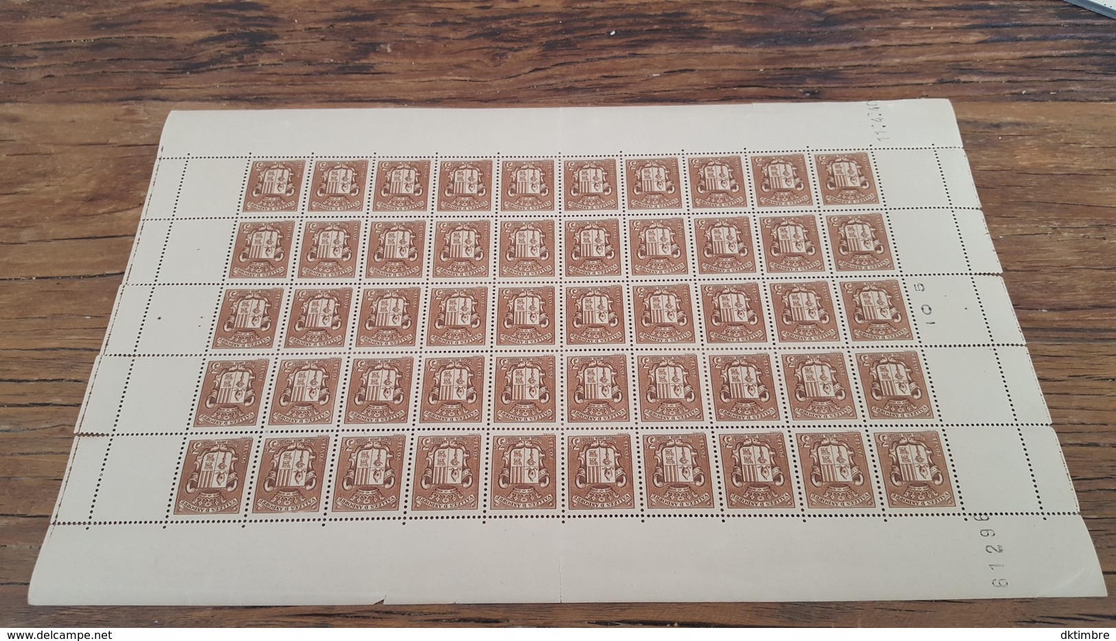 LOT 413424 TIMBRE DE ANDORRE NEUF**  FEUILLE   BLOC - Blocks & Sheetlets