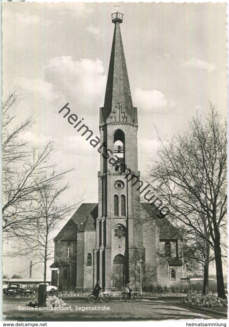 Berlin - Reinickendorf - Segenskirche - Foto-Ansichtskarte - Verlag Kunst Und Bild Berlin - Reinickendorf