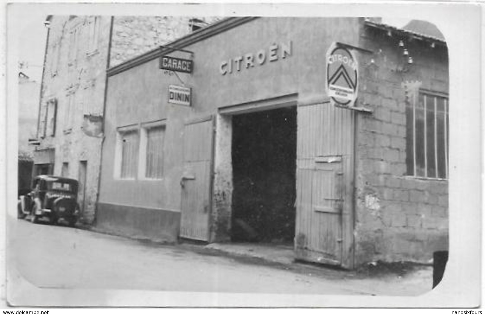 04.  ST ANDRE LES ALPES.   CARTE PHOTO  GARAGE CITROEN. GARAGE ET ATELIER CREE PAR LOUIS ET LEON BOURRILLON - Andere & Zonder Classificatie