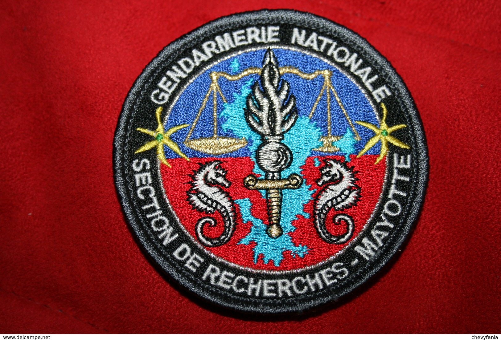 AUTHENTIQUE ANCIEN ECUSSON GENDARMERIE - Police & Gendarmerie