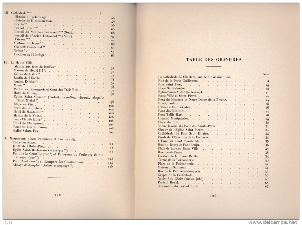 EURE ET LOIR CHARTRES HISTOIRE ET DESCRIPTION D UNE VILLE ET DE SA CATHEDRALE JEAN VILLETTE - Chartres